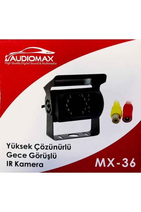 AUDIOMAX MX-36 OTO GERİ GÖRÜŞ KAMERASI 120 DERECE GECE GÖRÜŞLÜ - 4