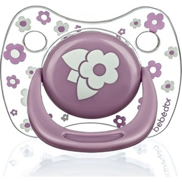 Bebedor B-172 Tritan Crystal Şeffaf Damaklı Uç Emzik 6-18 Ay No:2