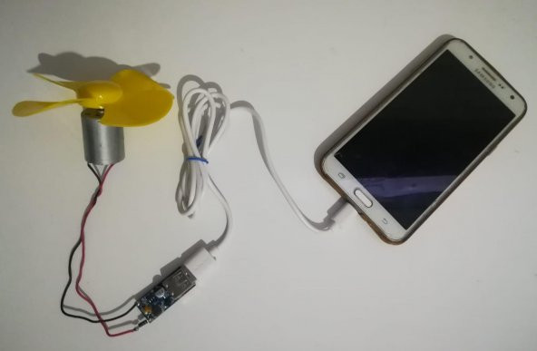 Rüzgar enerjisi ile cep telefonu şarj projesi
