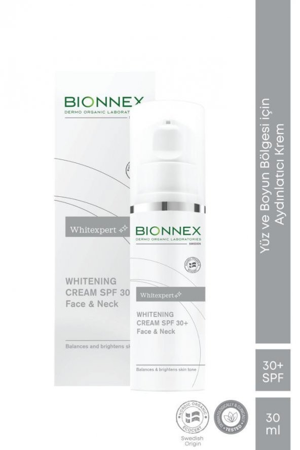 BIONNEX Whitexpert Whitening Cream SPF30 30 ml - Yüz ve Boyun