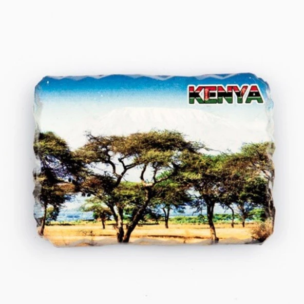 Kenya Temalı Kırık Magnet ürün görseli