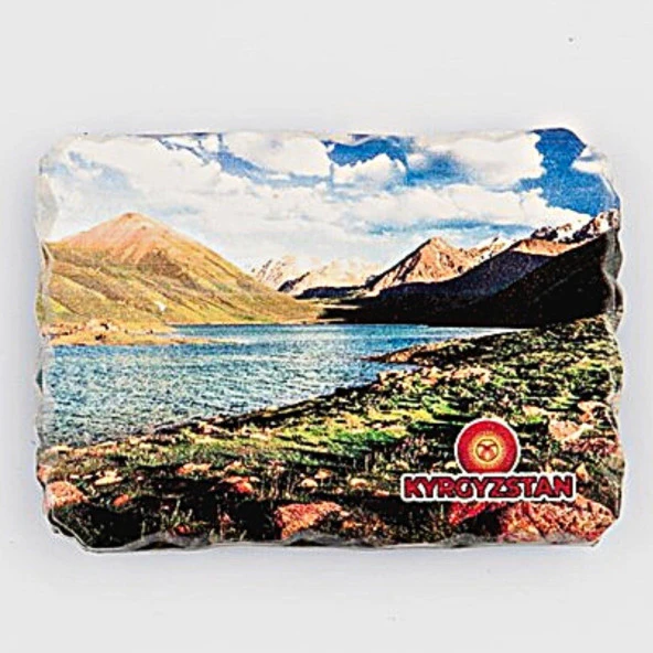 Kırgızistan Issık Gölü Kırık Magnet ürün görseli