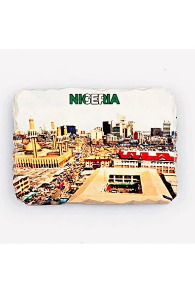 Nijerya Temalı Kırık Magnet - Resim 3