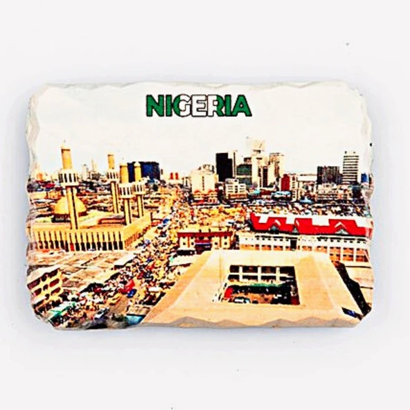 Nijerya Temalı Kırık Magnet ürün görseli