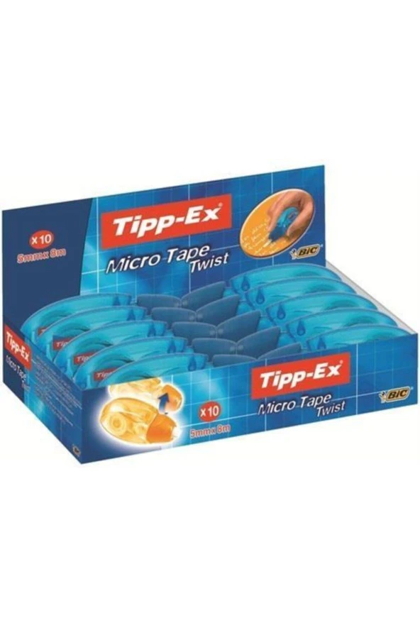 Tipp-Ex Şerit Daksil Micro Tape Twist 5 Mm x 8 Metre (10 Adet Daksil)