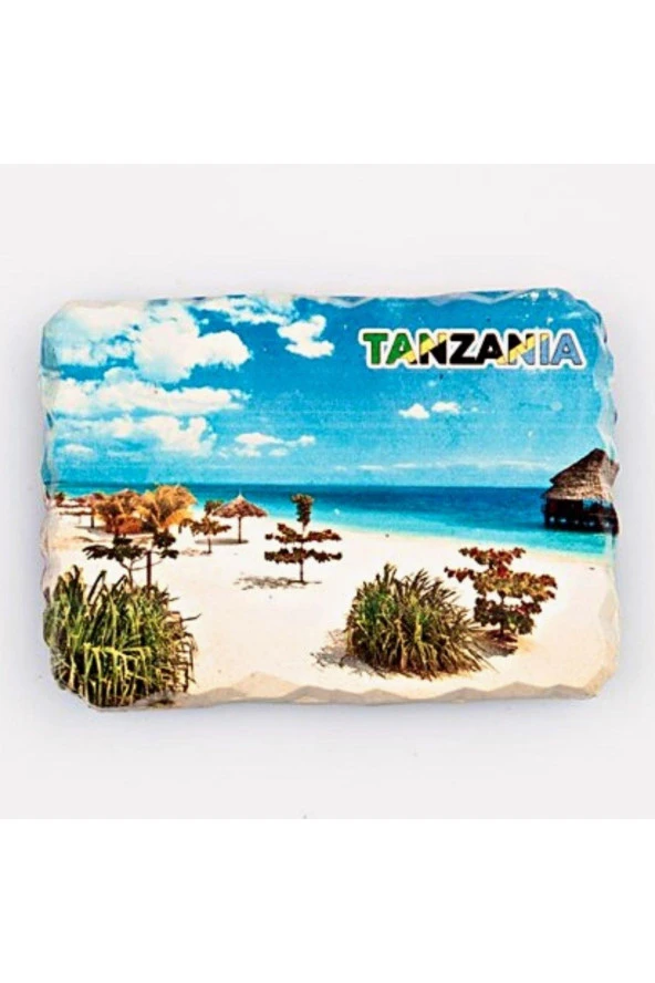 Tanzanya Temalı Kırık Magnet - Resim 3