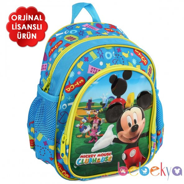 Disney Mickey Mouse Lisanslı Anaokulu Çantası Yaygan Çanta Mickey ve Arkadaşları Sırt Çantası - 2