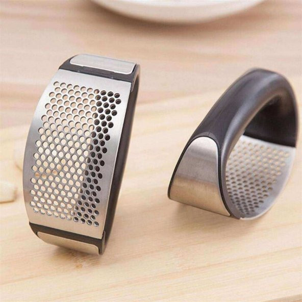 Yeni Sarımsak Ezici Paslanmaz Çelik Garlic Press - 2