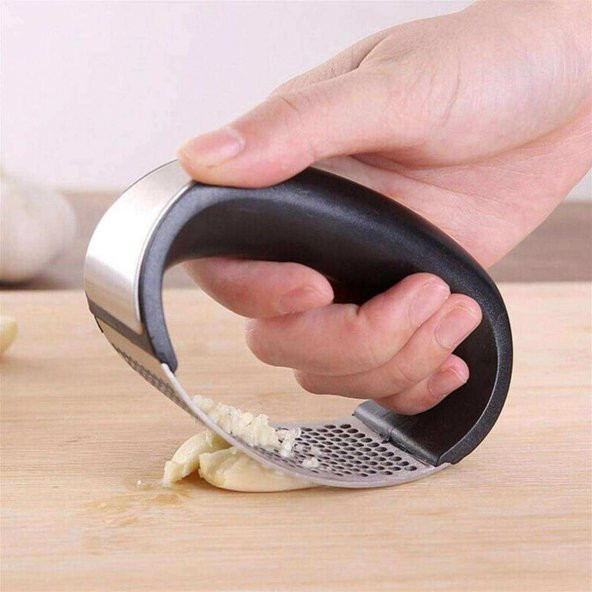 Yeni Sarımsak Ezici Paslanmaz Çelik Garlic Press - 3