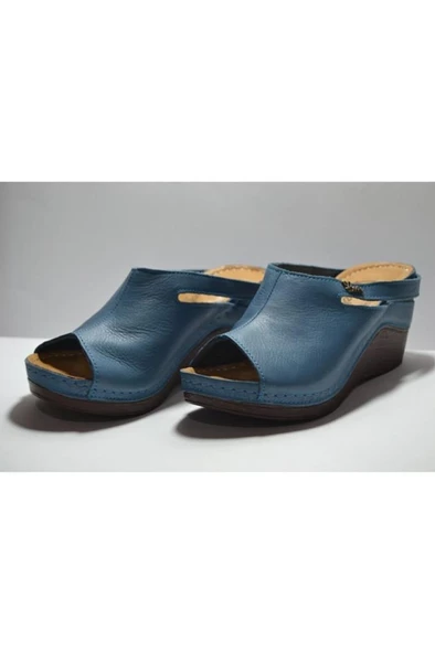 Kadın Marry 101 Hakiki Deri  Anatomik Topuklu Terlik - 6