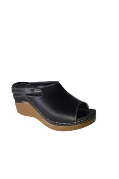 Kadın Marry 101 Hakiki Deri  Anatomik Topuklu Terlik - 5