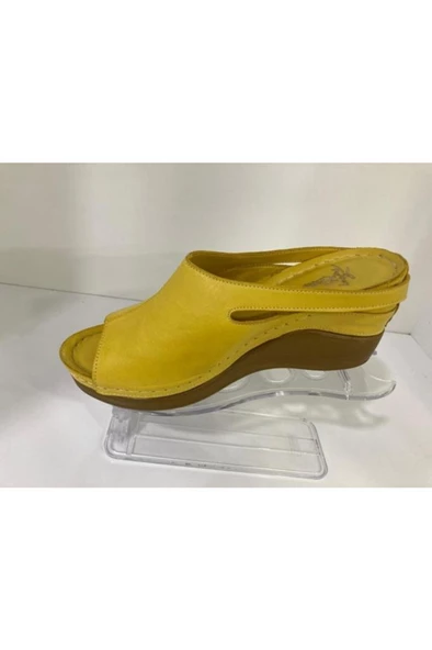 Kadın Marry 101 Hakiki Deri  Anatomik Topuklu Terlik - 3