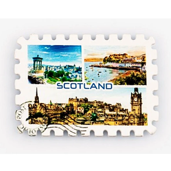 İskoçya Edinburgh Pul Magnet ürün görseli