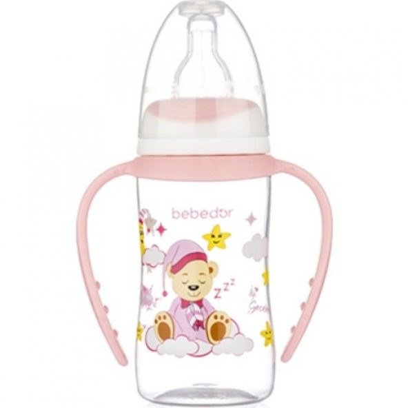 Bebedor B-76302 Desenli Ergonomik Kulplu Biberon 125 ml ürün görseli
