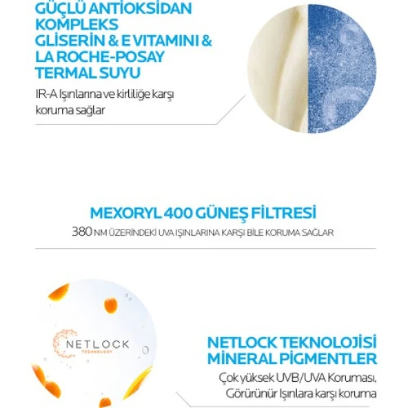 La Roche-Posay Anthelios invisible Fluid Yüz Güneş Kremi Normal/Karma Ciltler Spf50+ Yuksek Koruma 50ml - 6