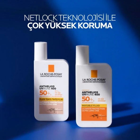 La Roche-Posay Anthelios invisible Fluid Yüz Güneş Kremi Normal/Karma Ciltler Spf50+ Yuksek Koruma 50ml - 8