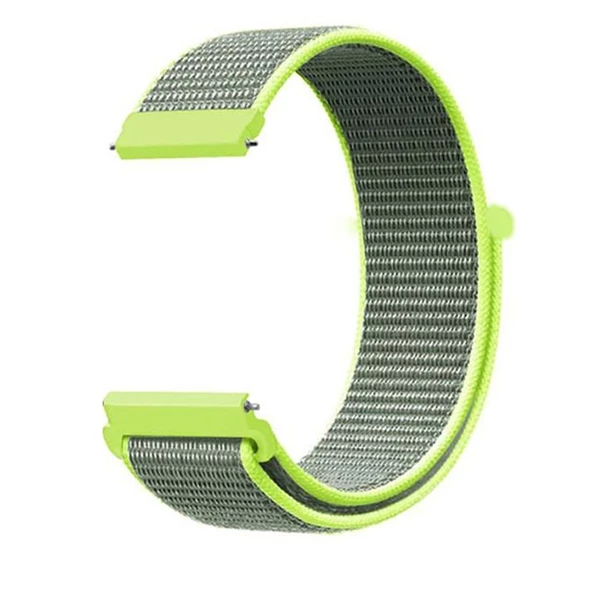 Gpack Xiaomi Mi Watch Color 2 Kordon CırtCırt Kumaş Ayarlanabilir - 10
