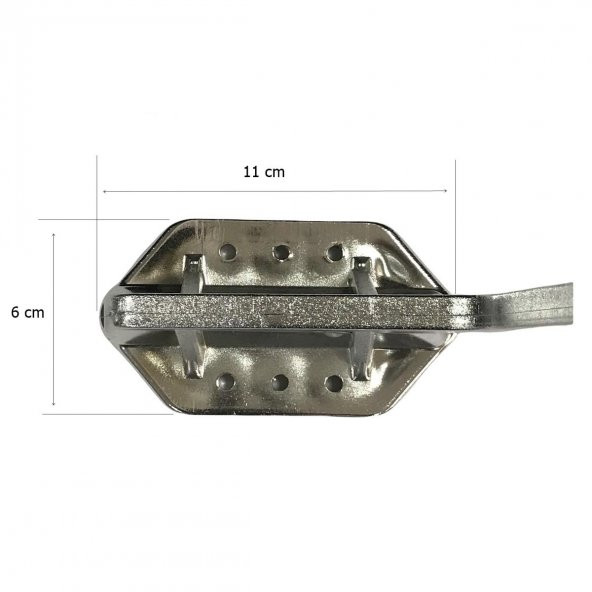 Kaz Lüks Mobilya Koltuk Ayağı Metal Krom 17 cm - 4