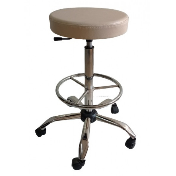 Bar Taburesi Krom Ayaklı Çemberli - 3