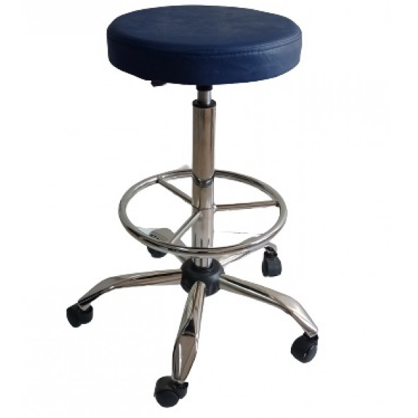 Bar Taburesi Krom Ayaklı Çemberli - 4