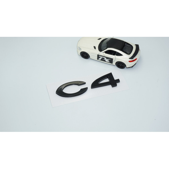 DK Tuning Citroen C4 2004 2008 Bagaj Siyah ABS Yazı Logo Amblem - 2