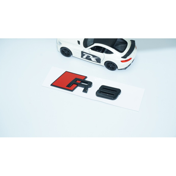 DK Tuning R8 Bagaj Siyah ABS Yazı Logo Amblem Audi İle Uyumlu - 2
