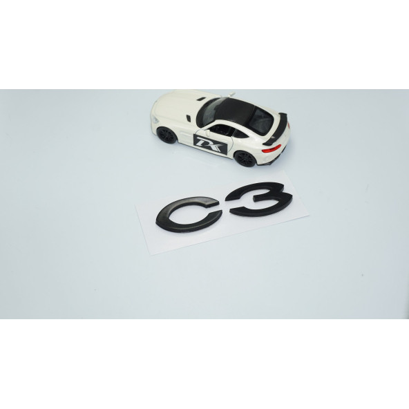 DK Tuning Citroen C3 Picasso 2005-2010 Bagaj Siyah Yazı Logo Amblem - 2