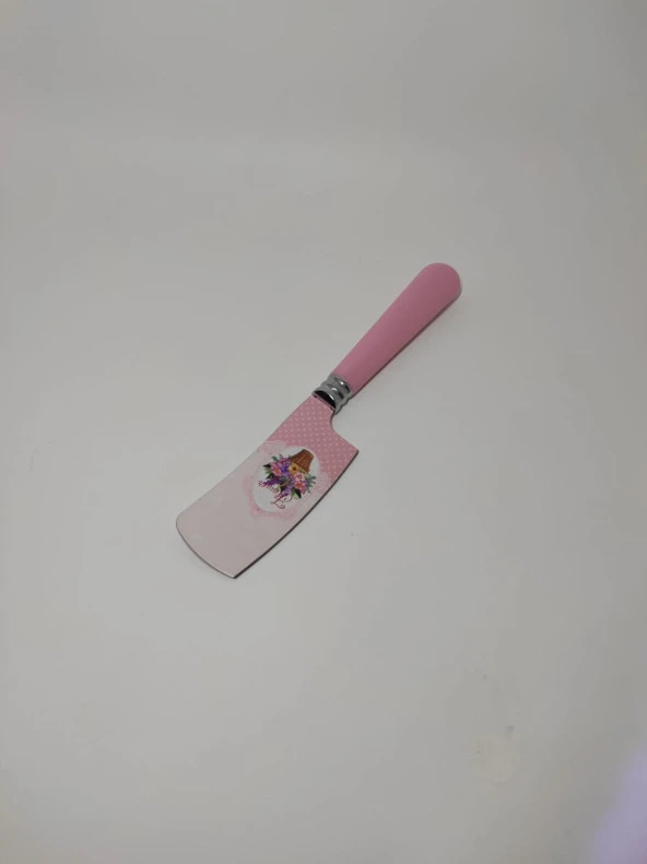 Dekoratif Çiçek Baskılı Mini Satır 21 cm Mini Sebze Meyve Satır Bıçağı Small Row