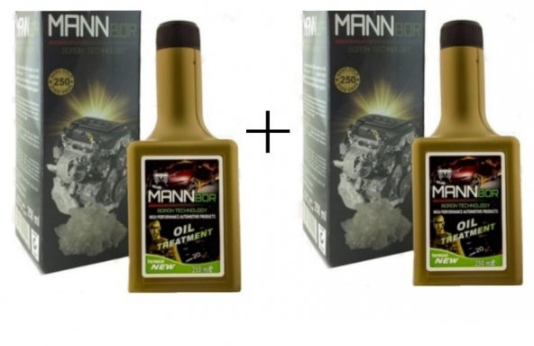 MannBor Nano Teknoloji Gold Bor Elmas Motor Yağ Katkısı 250ML 2AD - 3