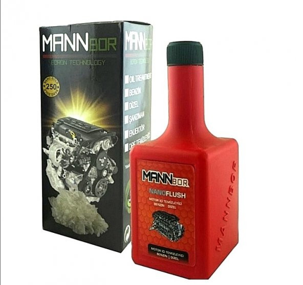 Mannbor motor içi karter temizleme ilacı 250 ml