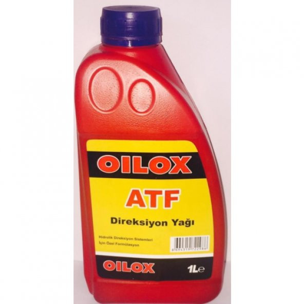 Oilox Atf Hidrolik Kırmızı Direksiyon Yağı 900ML - 2