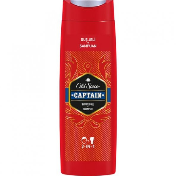 Old Spice Duş Jeli & Şampuan 400 ml Captain - 2