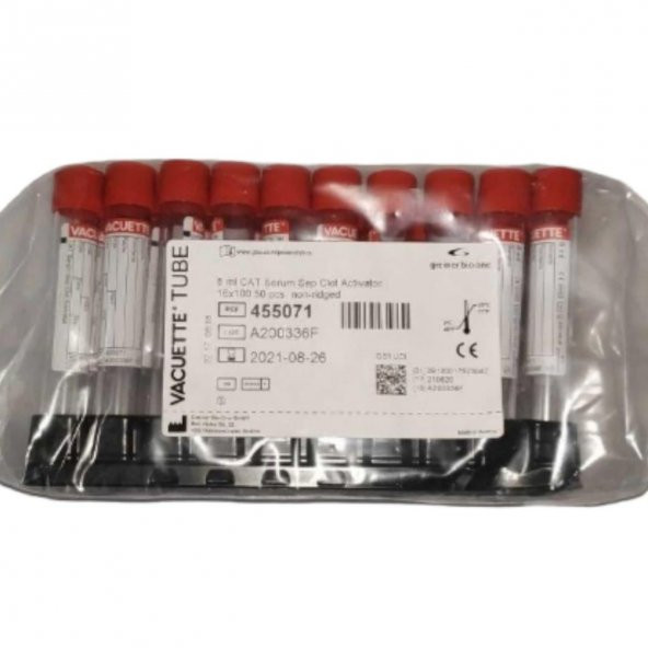 Vacuette Kan Alma Tüpü Jelli 8 Ml Clot Aktivatör - 2