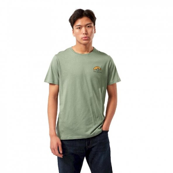 Craghoppers Mens Mightie SS T-Shirt Erkek Yeşil Kısa Kollu Tişört CMT936 - 2