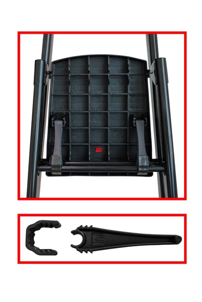 ERTEKPA Anka Plus 3+1 Basamaklı Metal Merdiven - 4