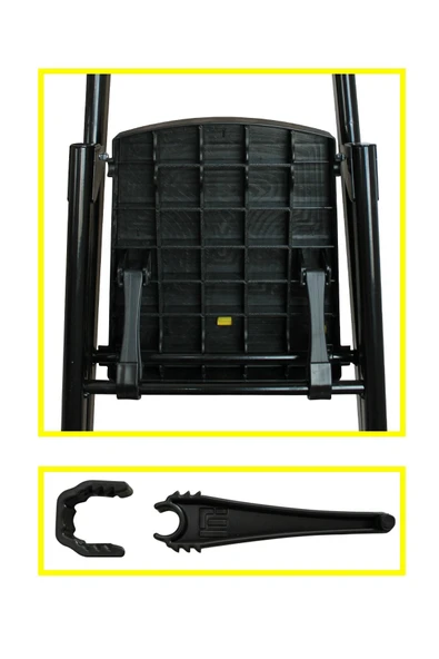 Ertekpa Leo 4+1 Basamaklı Metal Merdiven - 8