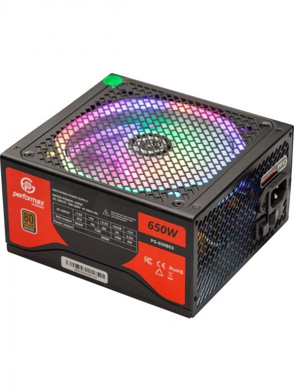 Performax PG-650B03 650 W Power Supply - 1