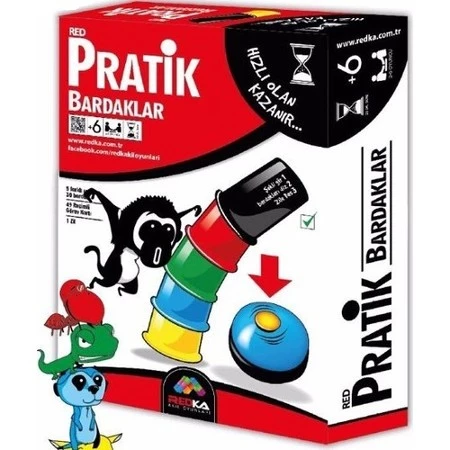 Pratik Bardaklar Zeka Mantık ve Strateji Redka (Akıl Oyunları) - Resim 4