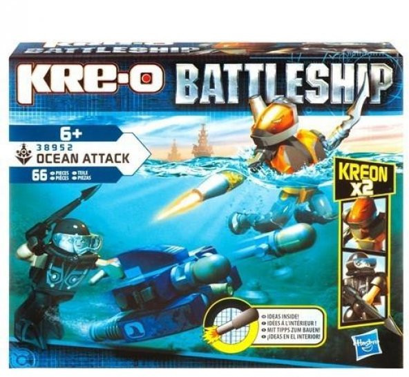 Kre-O Battleship  Ocean Attack (66 Parça) Lisanslı Lego