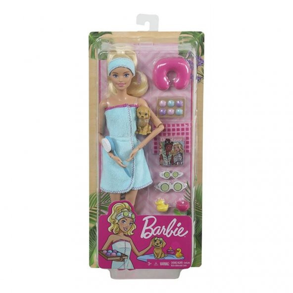 Barbie Spa Günü Bebekleri GKH73-GJG55 Lisanslı Barbie Bebek