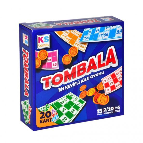 Tombala Kutu Oyunu - En Keyifli Aile Oyunu 20 Kart