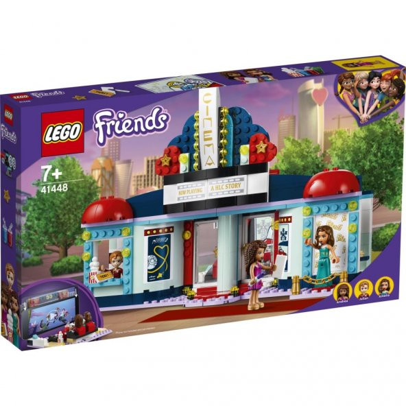LEGO® Friends Heartlake City Sineması 41448 (451 Parça) Lisanslı - 2