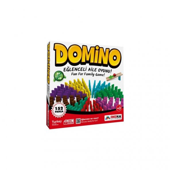 Redka Domino Oyunu Rengarenk Ahşap Taşlar Lisanslı Ürün