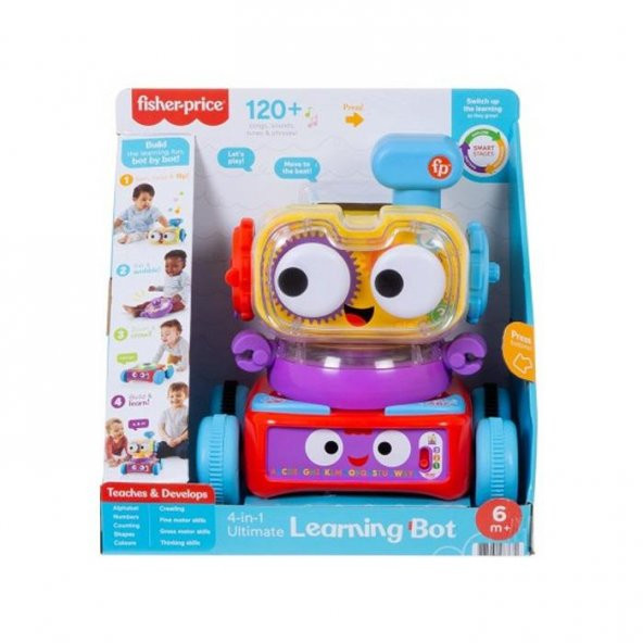 Fisher Price 4+1 Arada Eğlenceli Robot HCK43 Lisanslı Ürün - 3