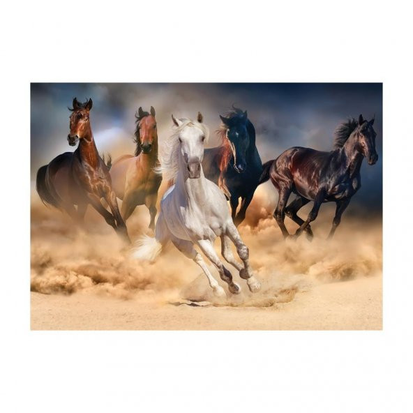 Ks Games Puzzle 1000 Parça Wild Horses 20514 Lisanslı Ürün - 2