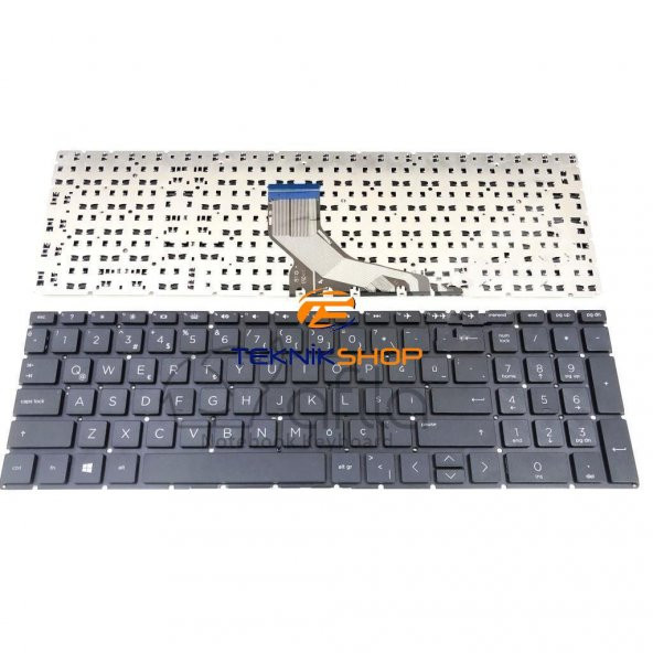 Hp 15-da0014nt, 15-db0005nt, 15-da0076nt Notebook Klavyesi (Siyah TR)