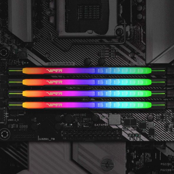 PATRIOT 8GB DDR4 3600MHz CL18 RGB PC RAM VIPER PVSR48G360C0 - 6