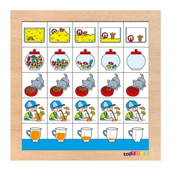 CS-7015/19 Chiva, Hikaye Sırala Artan Azalan Hadi Sayalım 7016-7017-7018-7019 - 5