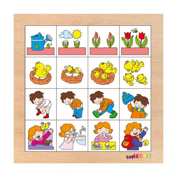 CS-7015/19 Chiva, Hikaye Sırala Artan Azalan Hadi Sayalım 7016-7017-7018-7019 - 8