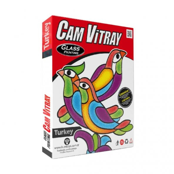 5001 KumToys Cam Vitray - Glass Painting / +6 yaş